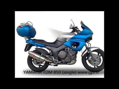 GPR-Exhaust---Furore-Nero-Slip-on-for-TDM-850-from-1991-to-2001-dB-Killer-Link-Pipe
