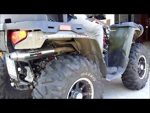 GPR-Exhaust---Deeptone-Atv-Silencer-to-install-with-original-manifold-for-Sportsman-800-E-E-XR-1-from-2008-to-2014-dB-Killer-Link-Pipe