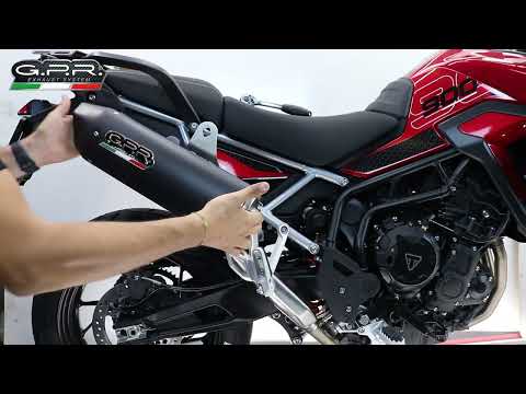 GPR-Exhaust---Hyper-Sonic-Titanium-Slip-on-for-Tiger-900-GT-/-PRO-/-Rally-PRO-from-2024-to-2025-dB-Killer-Link-Pipe