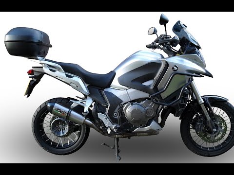 GPR-Exhaust---Satinox-Slip-on-for-VFR1200X-Crosstourer-from-2017-to-2020-dB-Killer-Link-Pipe
