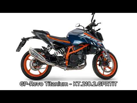 GPR-Exhaust---GP-Revo-Titanium-Slip-on-for-DUKE-250-from-2024-to-2025-dB-Killer-Link-Pipe