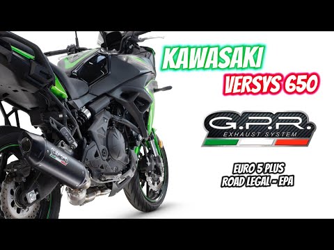 GPR-Exhaust---Furore-X-Acciaio-Inox-Full-Line,-silencer-and-separate-header-for-Versys-650-from-2023-to-2025-dB-Killer-Catalyst