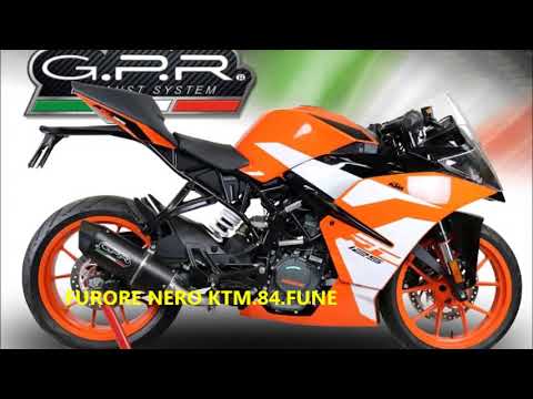 GPR-Exhaust---Furore-Nero-RACING-Slip-on-for-DUKE-125-from-2017-to-2020-Link-Pipe