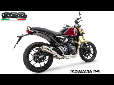 GPR-Exhaust---Powercone-Evo-Slip-on-for-Speed-400-from-2023-to-2025-dB-Killer-Link-Pipe