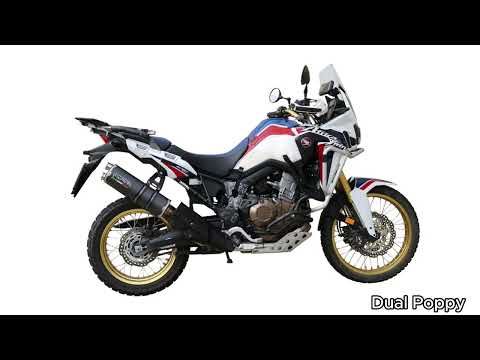GPR-Exhaust---Hyper-Sonic-Titanium-Slip-on-for-CRF-1000-L-Africa-TWIN-from-2018-to-2020-dB-Killer-Link-Pipe