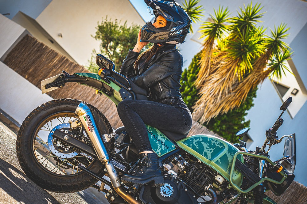 GPR-Exhaust---Powercone-Evo-Slip-on-for-Himalayan-410-from-2021-to-2024-dB-Killer-Link-Pipe-Catalyst