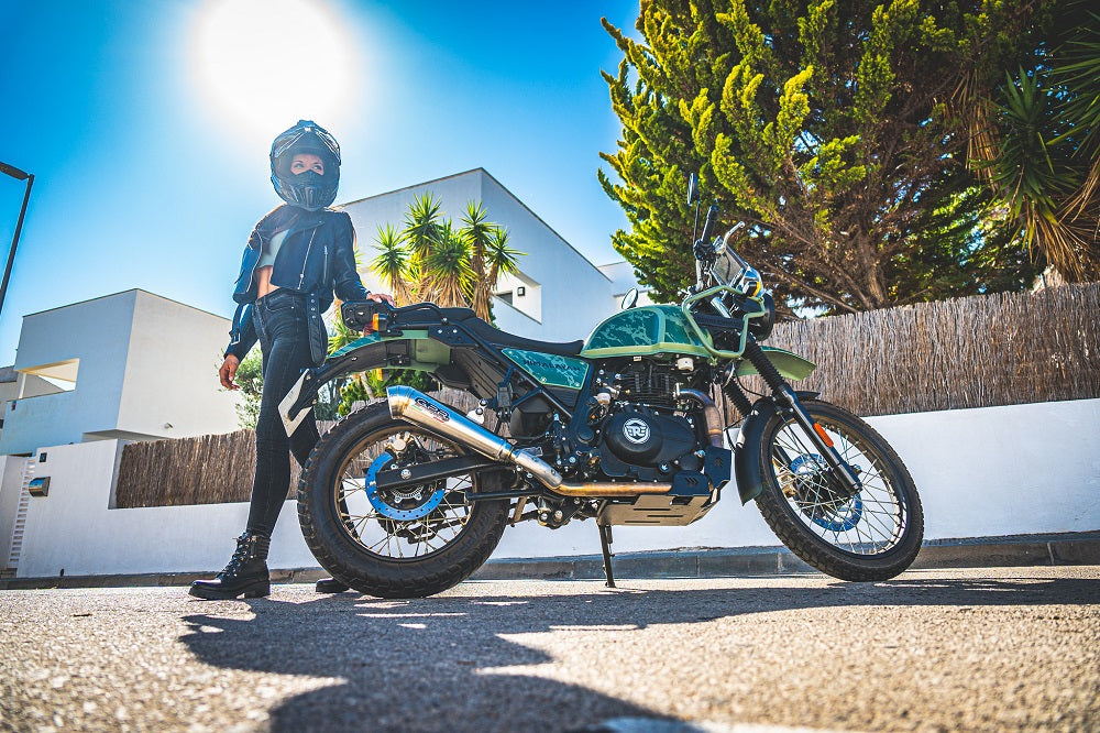 GPR-Exhaust---Powercone-Evo-Slip-on-for-Himalayan-410-from-2021-to-2024-dB-Killer-Link-Pipe-Catalyst