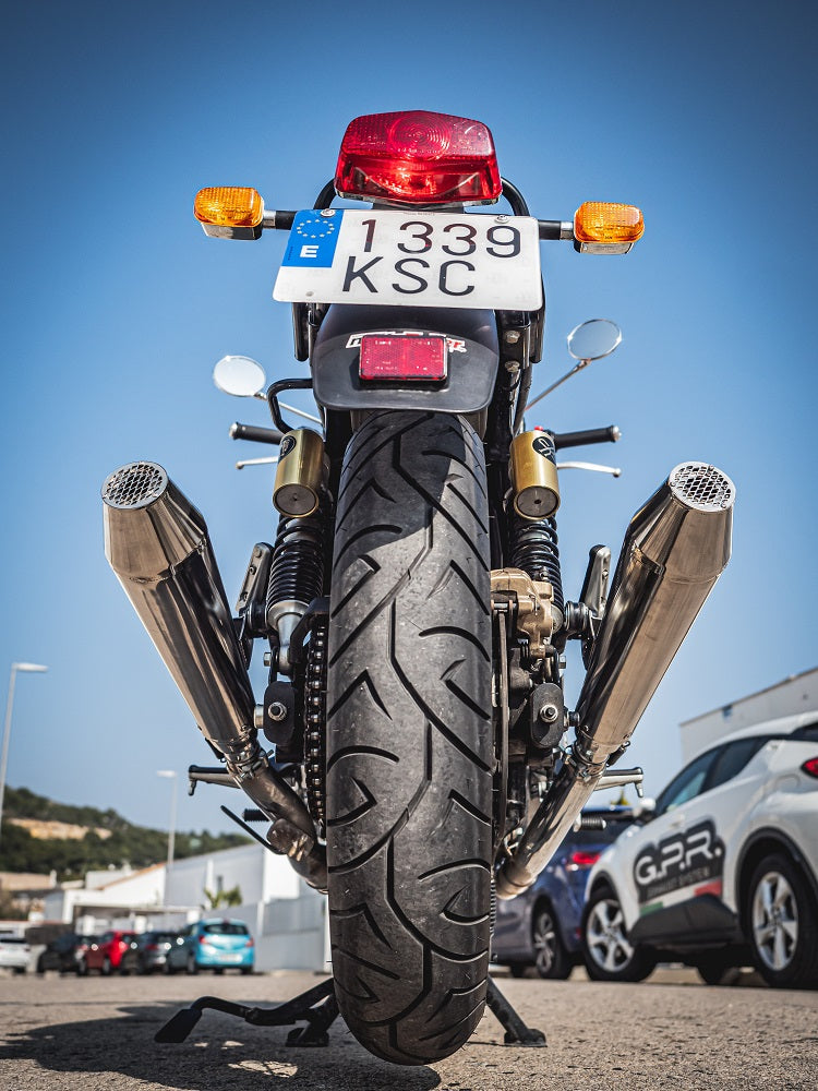 GPR-Exhaust---Ultracone-Double-Slip-on-for-Continental-650-from-2019-to-2020-dB-Killer-Link-Pipe-Catalyst
