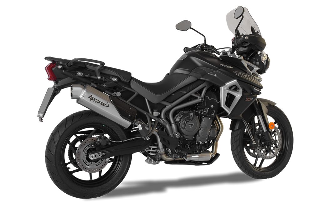 HPCorse - 4-Track R Exhaust For Triumph Tiger 800 XR/XRX/XCX XRT/XCA XRX-LRH XXC-LRH