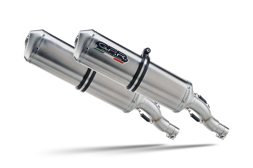 GPR-Exhaust---Satinox-Double-Slip-on-for-V-Raptor-1000-from-2000-to-2002-dB-Killer-Link-Pipes