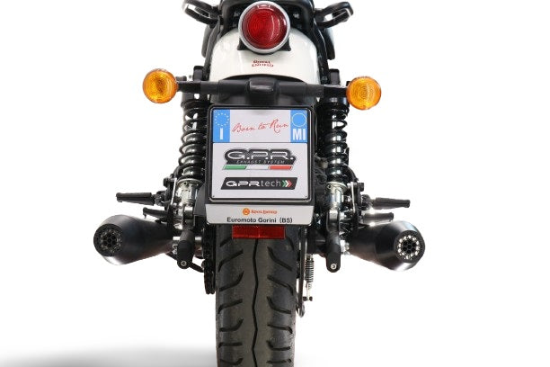GPR-Exhaust---Ultracone-Black-Double-Slip-on-for-Shotgun-650-from-2024-to-2025-dB-Killer-Link-Pipe-Catalyst