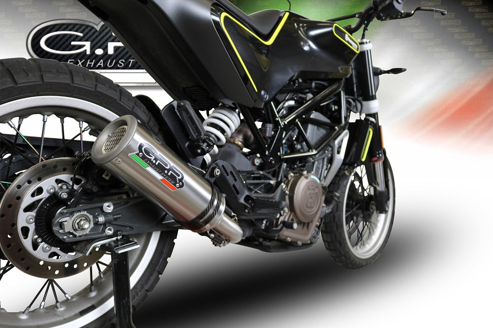 GPR-Exhaust---M3-Titanium-Natural-Slip-on-for-Svartpilen-401-from-2018-to-2019-dB-Killer-Link-Pipe