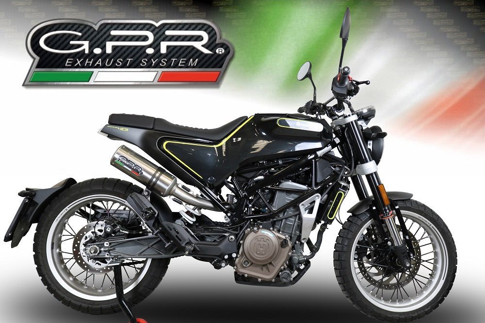 GPR-Exhaust---M3-Titanium-Natural-Mid-Line-for-Svartpilen-401-from-2018-to-2019-dB-Killer-Catalyst-