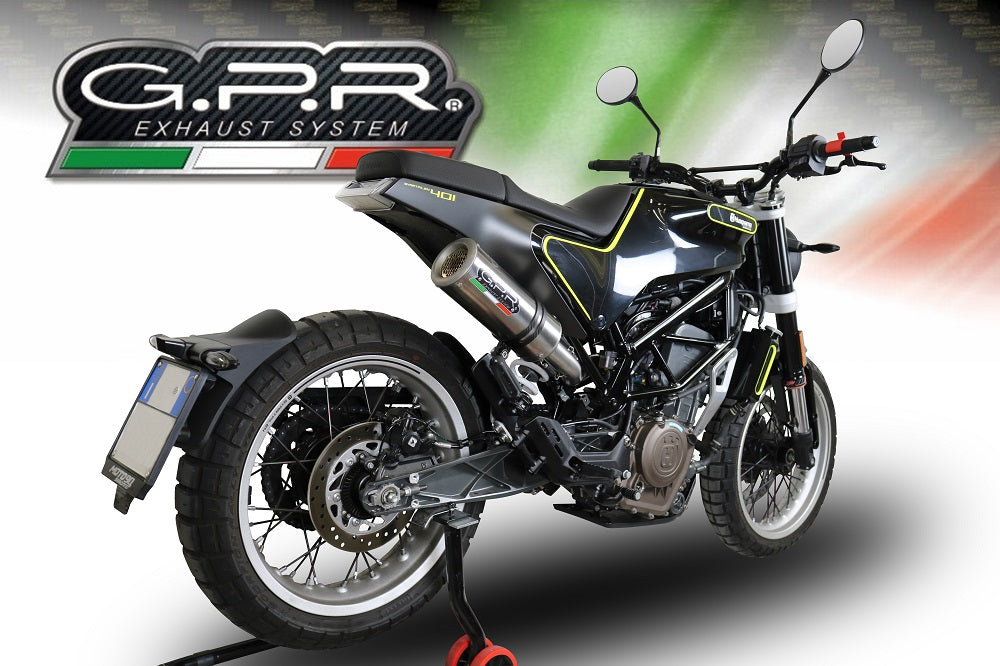 GPR-Exhaust---M3-Titanium-Natural-Mid-Line-for-Svartpilen-401-from-2018-to-2019-dB-Killer-Catalyst-