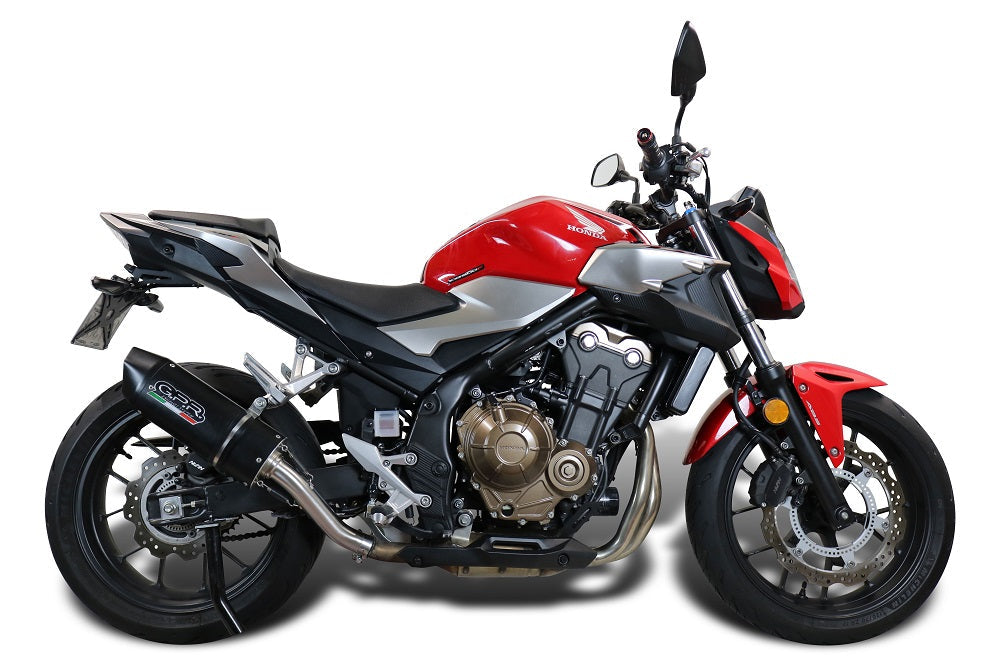 GPR-Exhaust---Furore-Evo4-Nero-Slip-on-for-CB-500-F-from-2016-to-2018-dB-Killer-Link-Pipe