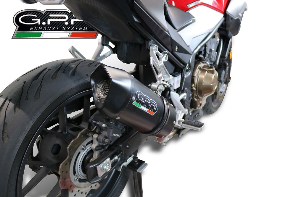 GPR-Exhaust---Furore-Evo4-Nero-Slip-on-for-CB-500-F-from-2019-to-2020-dB-Killer-Link-Pipe