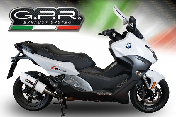 GPR-Exhaust---Albus-Evo4-Slip-on-for-C-650-Sport-from-2016-to-2020-dB-Killer-Link-Pipe
