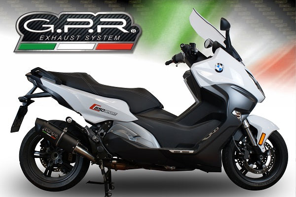 GPR-Exhaust---Furore-Evo4-Nero-Slip-on-for-C-650-Sport-from-2016-to-2020-dB-Killer-Link-Pipe