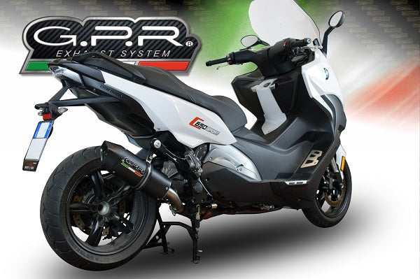 GPR-Exhaust---Furore-Evo4-Nero-Slip-on-for-C-650-Sport-from-2016-to-2020-dB-Killer-Link-Pipe