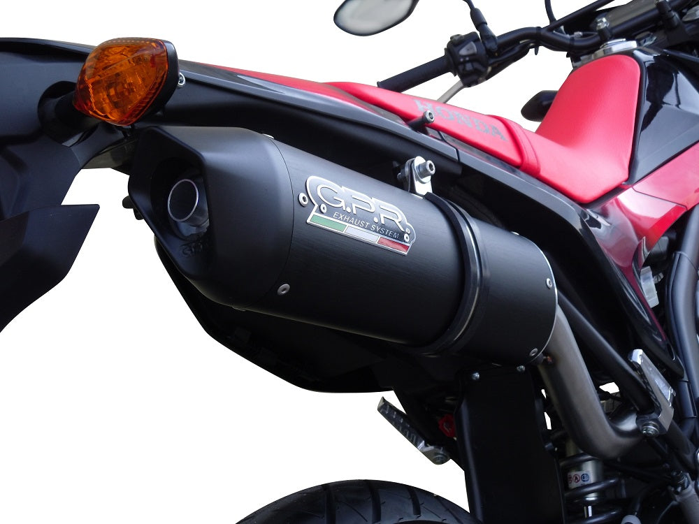 GPR-Exhaust---Furore-Nero-Slip-on-for-CRF-250-M-from-2013-to-2016-dB-Killer-Link-Pipe-Catalyst