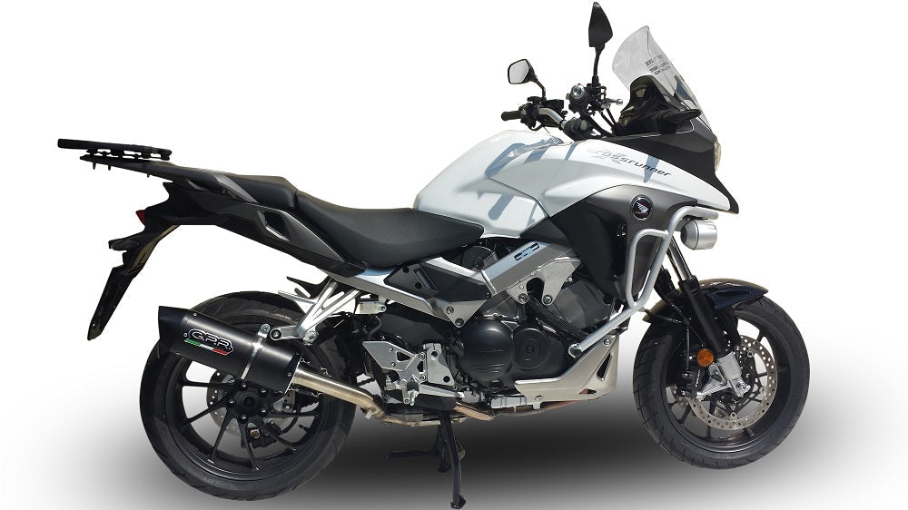 GPR-Exhaust---Furore-Evo4-Nero-Slip-on-for-Crossrunner-800-VFR-800-X-from-2017-to-2020-dB-Killer-Link-Pipe