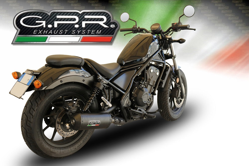 GPR-Exhaust---Ghisa-Slip-on-for-CMX-300-Rebel-from-2021-to-2023-dB-Killer-Link-Pipe