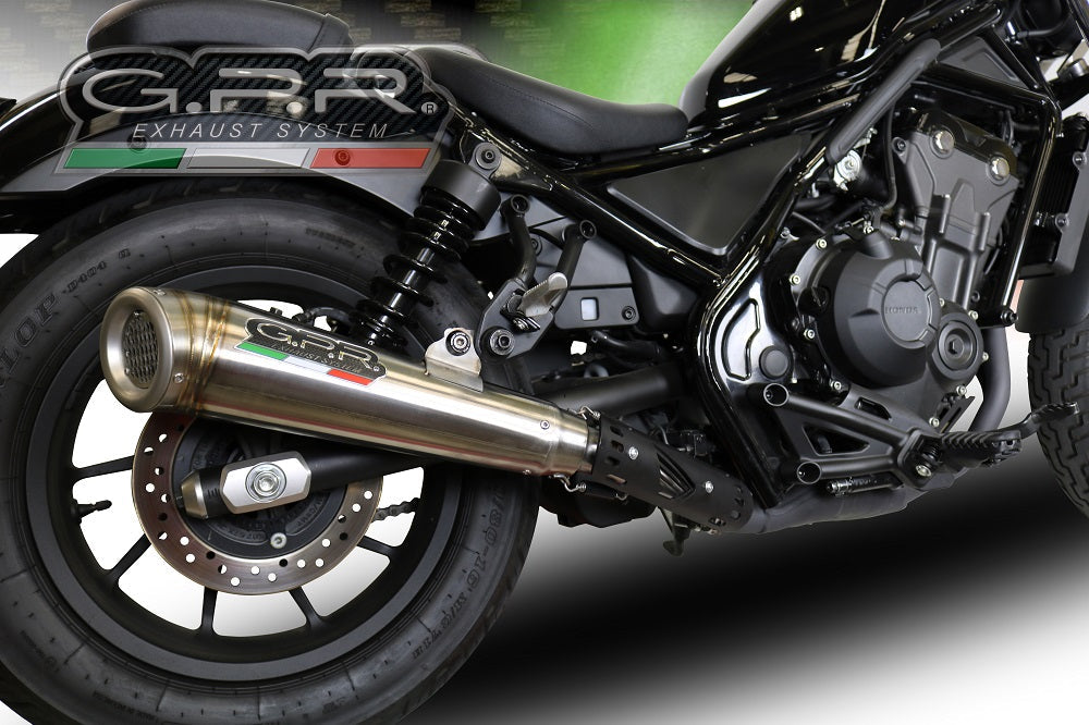 GPR-Exhaust---Powercone-Evo-Slip-on-for-CMX-500-Rebel-from-2021-to-2023-dB-Killer-Link-Pipe