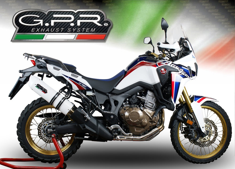 GPR-Exhaust---Albus-Ceramic-Slip-on-for-CRF-1000-L-Africa-TWIN-from-2015-to-2017-dB-Killer-Link-Pipe
