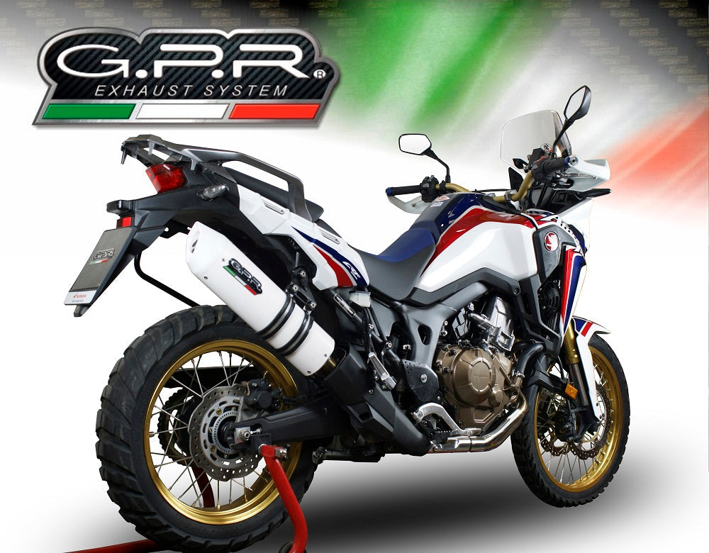 GPR-Exhaust---Albus-Evo4-Slip-on-for-CRF-1000-L-Africa-TWIN-from-2018-to-2020-dB-Killer-Link-Pipe