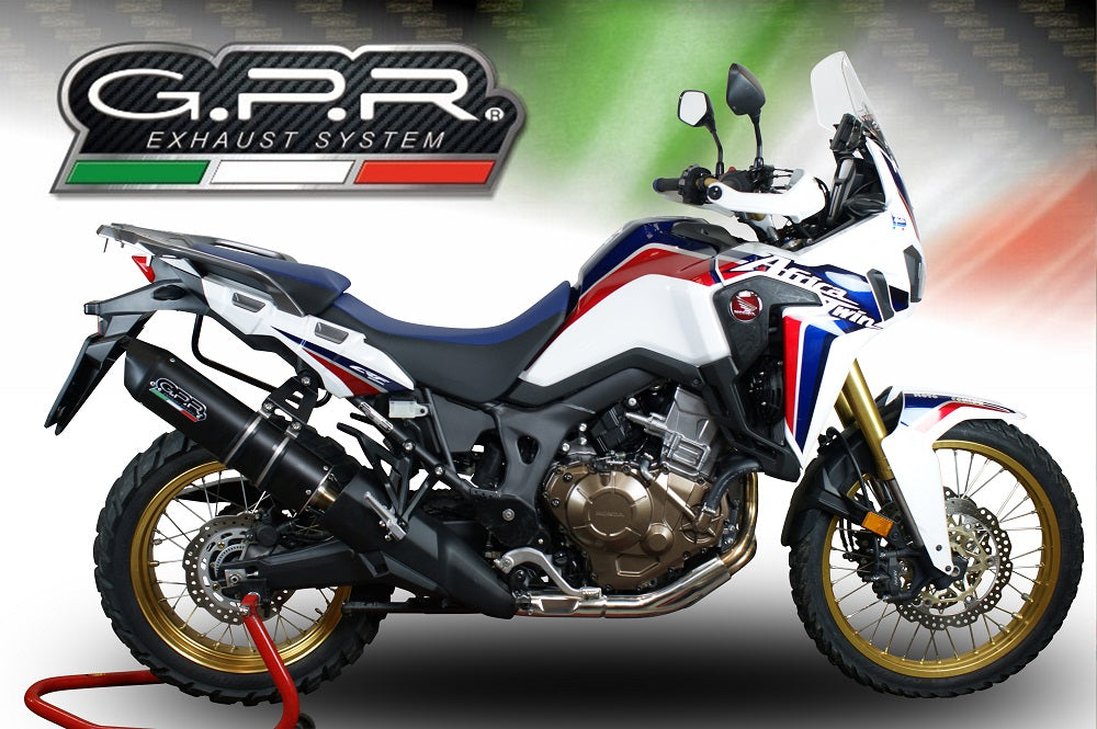 GPR-Exhaust---Furore-Evo4-Nero-Slip-on-for-CRF-1000-L-Africa-TWIN-from-2018-to-2020-dB-Killer-Link-Pipe