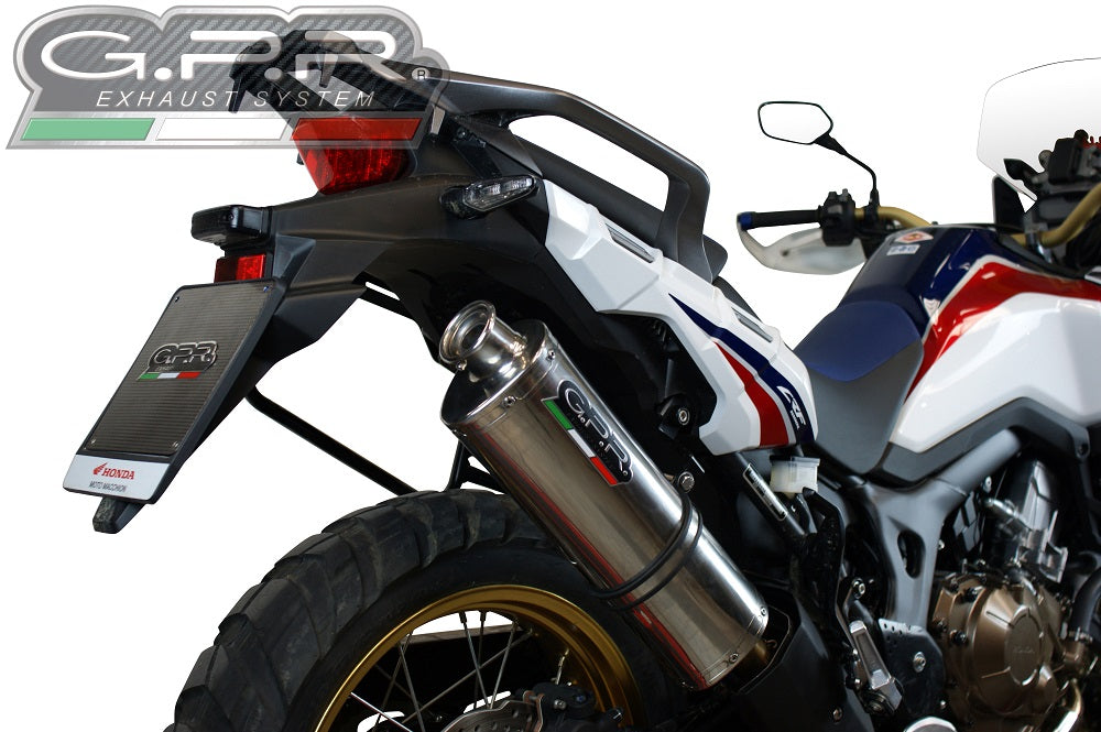 GPR-Exhaust---Trioval-Slip-on-for-CRF-1000-L-Africa-TWIN-from-2015-to-2017-dB-Killer-Link-Pipe