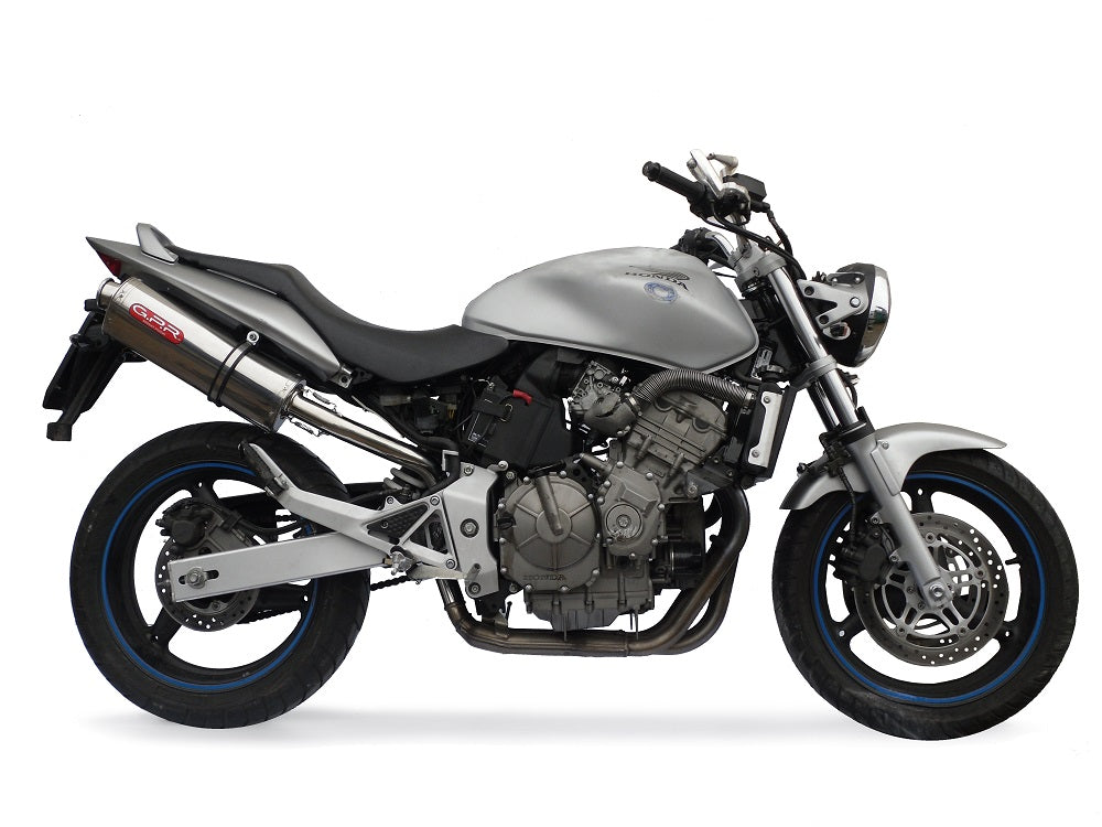 GPR-Exhaust---Trioval-Slip-on-for-Hornet-CB-600-F-from-2003-to-2006-dB-Killer-Link-Pipe-Catalyst