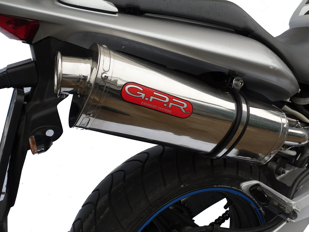 GPR-Exhaust---Trioval-Slip-on-for-Hornet-CB-600-F-from-2003-to-2006-dB-Killer-Link-Pipe-Catalyst