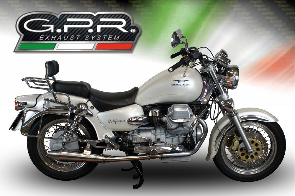 GPR-Exhaust---Vintacone-Double-Slip-on-for-California-1100-Special-Stone-Sport-Ev-Alu-from-1997-to-2002-dB-Killer-Link-Pipes