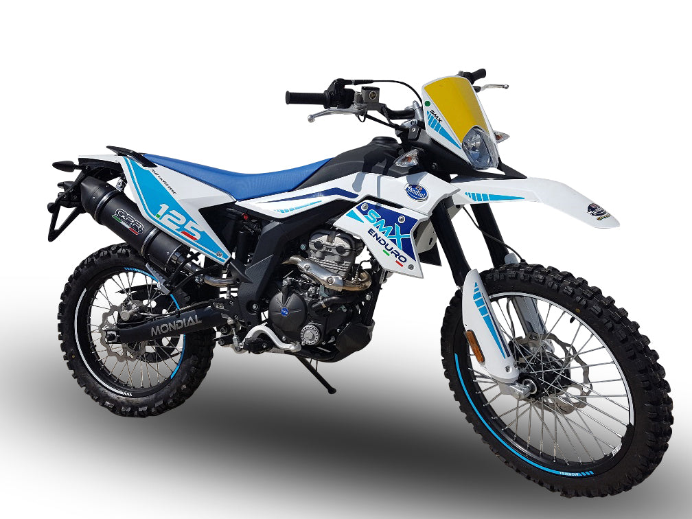 GPR-Exhaust---Furore-Evo4-Poppy-Slip-on-for-SMX-125-Enduro-from-2018-to-2020-dB-Killer-Link-Pipe-Catalyst