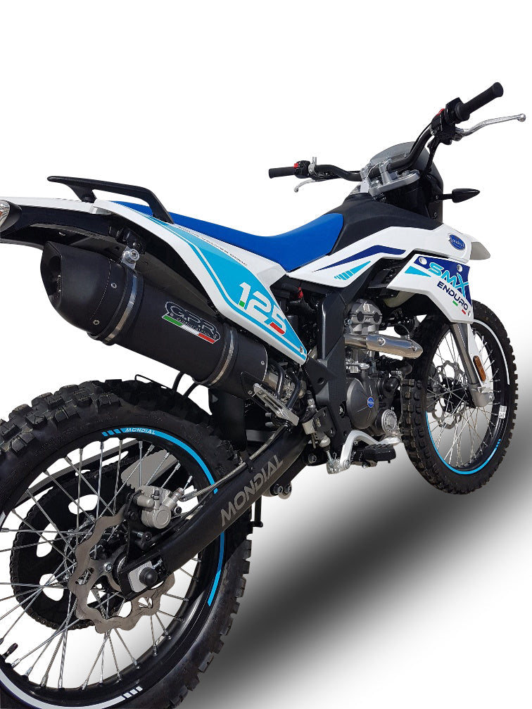 GPR-Exhaust---Furore-Evo4-Nero-Slip-on-for-SMX-125-Enduro-from-2018-to-2020-dB-Killer-Link-Pipe-Catalyst