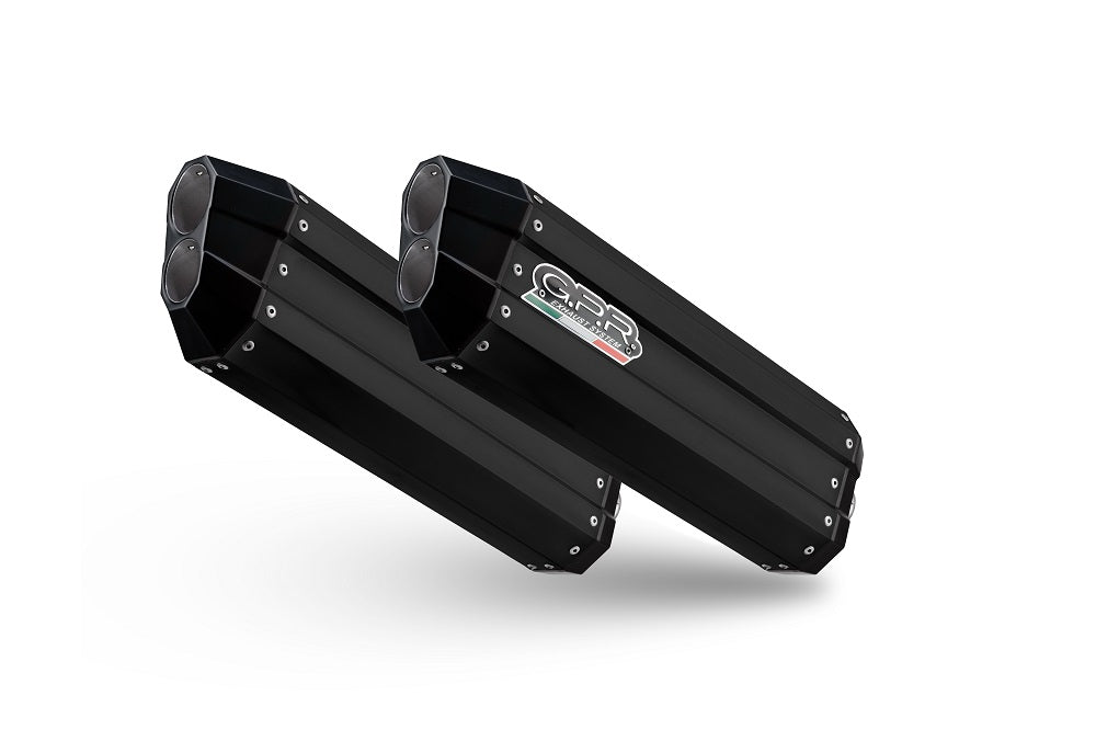 GPR-Exhaust---Hyper-Sonic-Black-Titanium-Double-Slip-on-for-K-1600-GTL-from-2021-to-2024-dB-Killer-Link-Pipes