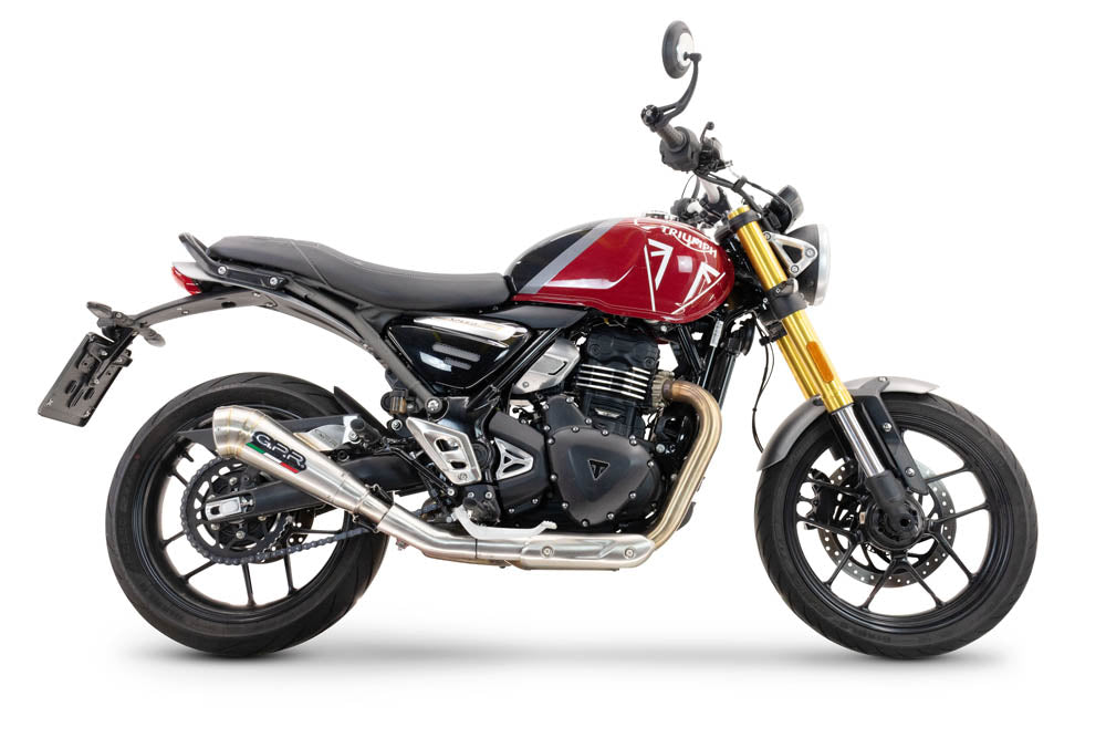 GPR-Exhaust---Powercone-Evo-Slip-on-for-Scrambler-400-X-from-2023-to-2025-dB-Killer-Link-Pipe