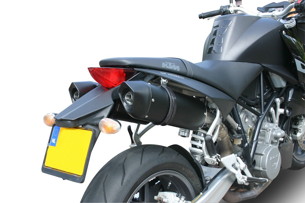 GPR-Exhaust---Furore-Nero-Double-Slip-on-for-Superduke-990-R-(-LC8)-from-2004-to-2012-dB-Killer-Link-Pipes-Catalysts