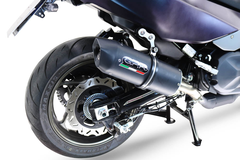 GPR-Exhaust---Furore-Evo4-Nero-Slip-on-for-Maxsym-TL-508-from-2021-to-2024-dB-Killer-Link-Pipe