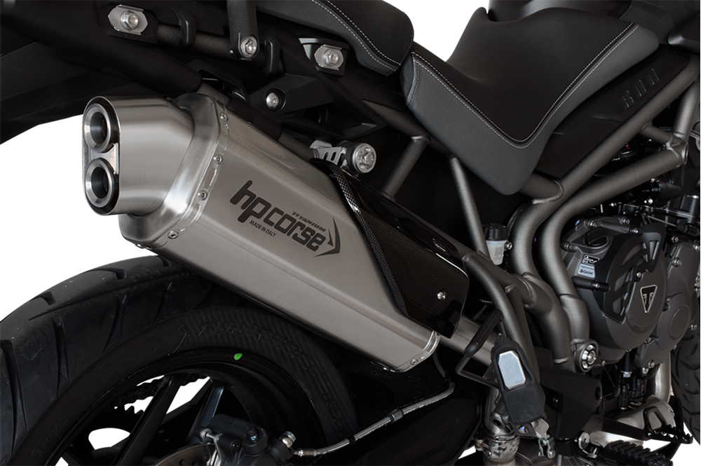 HPCorse - 4-Track R Exhaust For Triumph Tiger 800 XR/XRX/XCX XRT/XCA XRX-LRH XXC-LRH