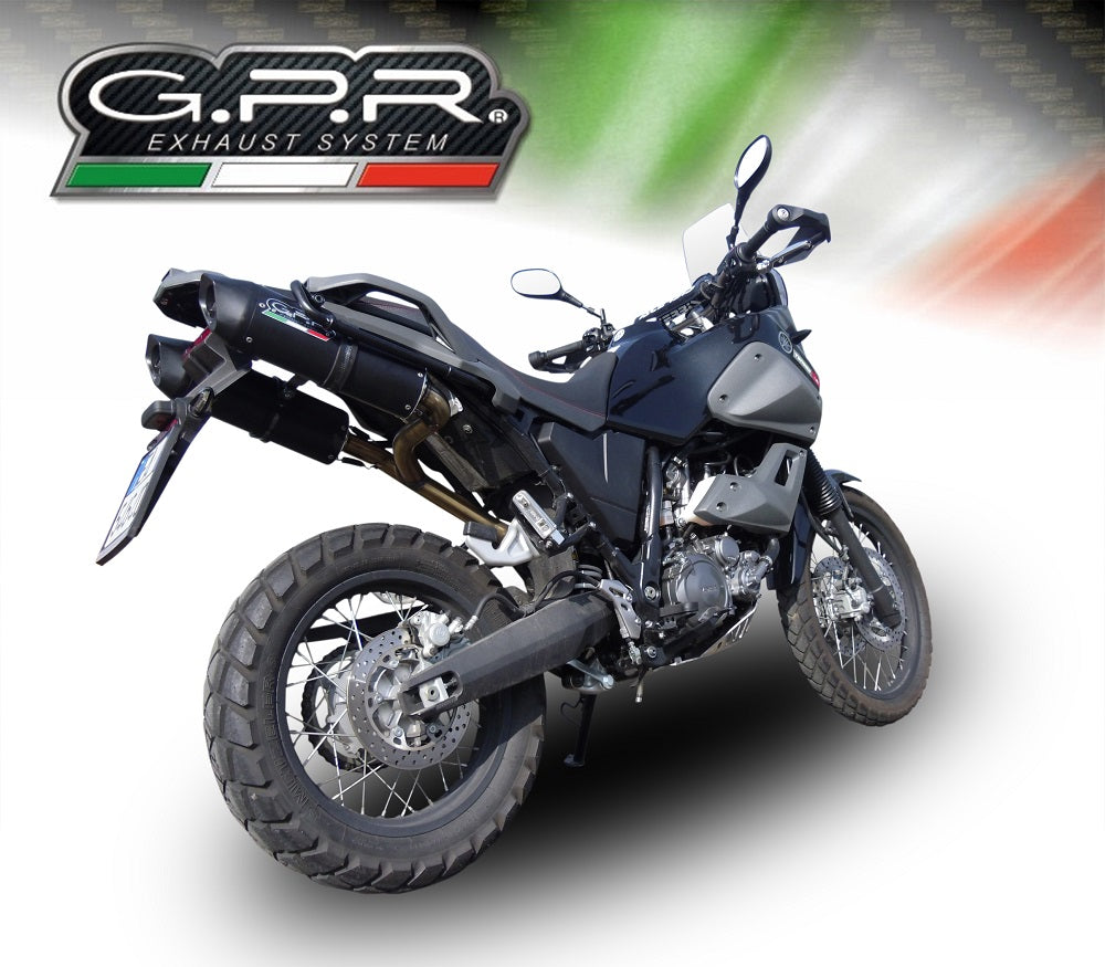 GPR-Exhaust---Furore-Nero-Double-Slip-on-for-XT-660-Z-Teneré-from-2008-to-2016-dB-Killer-Link-Pipes-Catalysts