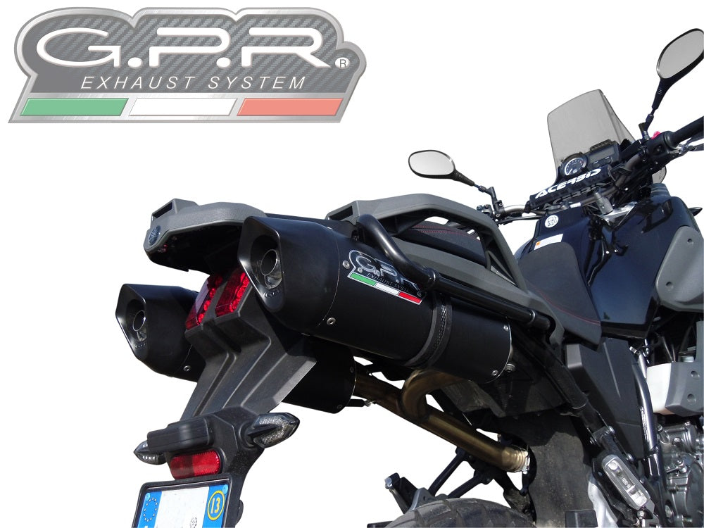 GPR-Exhaust---Furore-Nero-Double-Slip-on-for-XT-660-Z-Teneré-from-2008-to-2016-dB-Killer-Link-Pipes-Catalysts