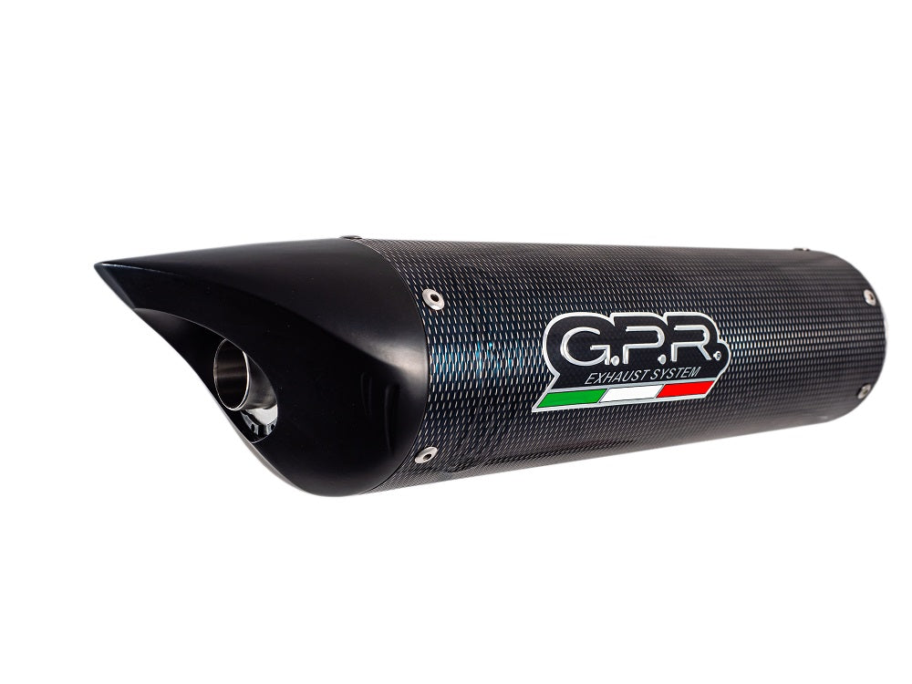 GPR-Exhaust---Tiburon-Poppy-Slip-on-for-Daytona-675-from-2009-to-2012-dB-Killer-Link-Pipe