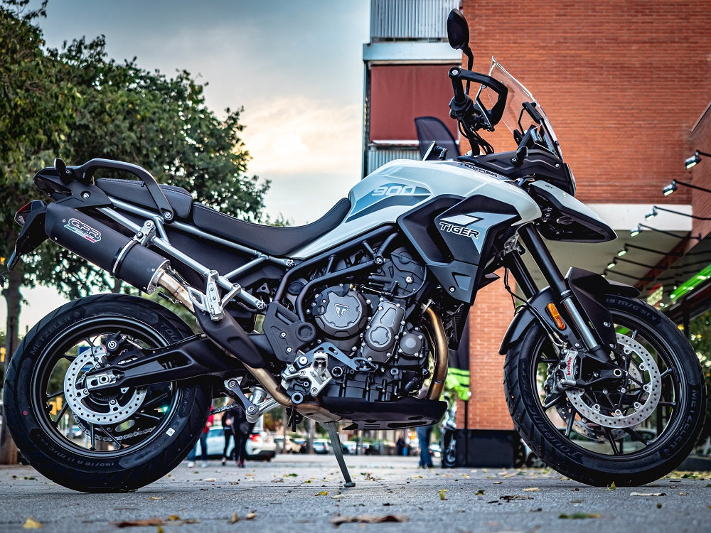 GPR-Exhaust---Furore-Evo4-Nero-Slip-on-for-Tiger-900-from-2020-to-2023-dB-Killer-Link-Pipe