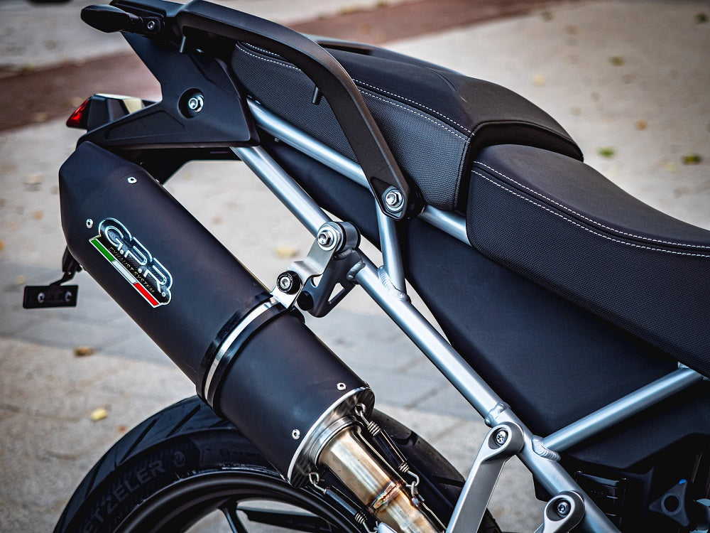 GPR-Exhaust---Furore-Evo4-Nero-Slip-on-for-Tiger-900-from-2020-to-2023-dB-Killer-Link-Pipe