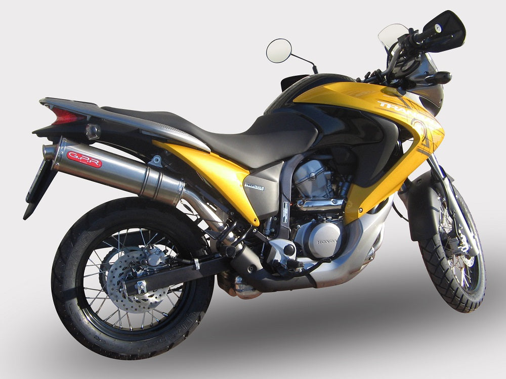 GPR-Exhaust---Trioval-Slip-on-for-Transalp-XL-700-V-from-2007-to-2014-dB-Killer-Link-Pipe