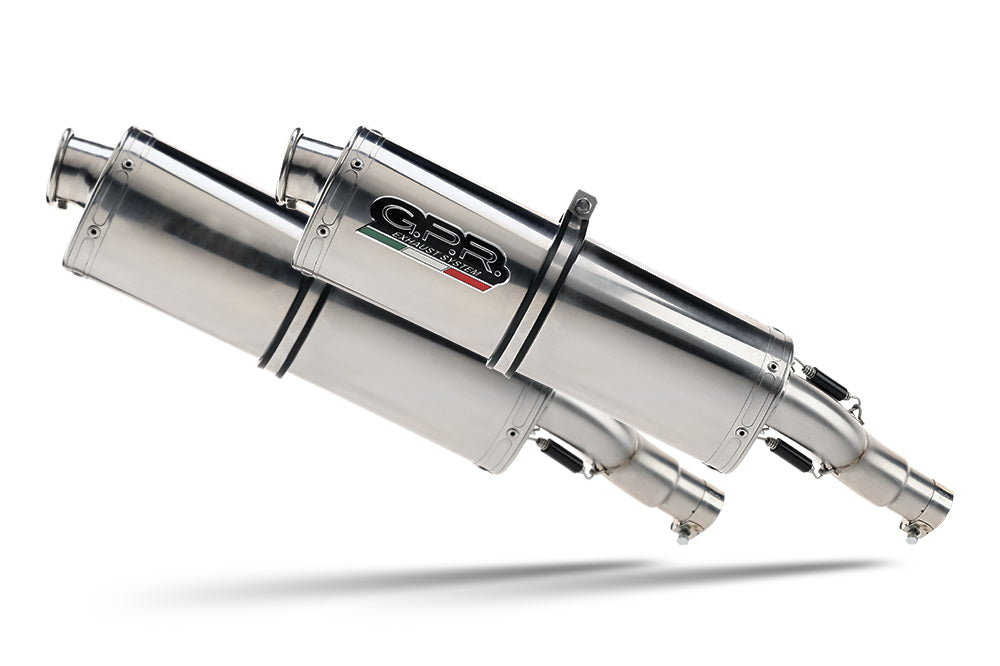 GPR-Exhaust---Trioval-Double-Slip-on-for-BT-Bulldog-1100-from-2002-to-2007-dB-Killer-Link-Pipes-Catalysts