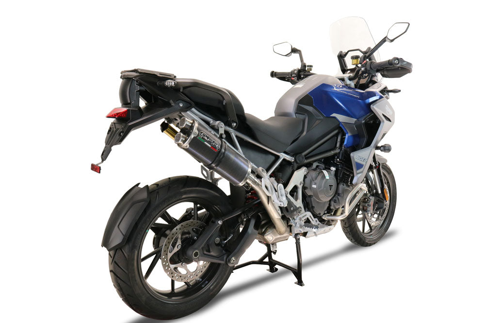 GPR-Exhaust---Dual-Poppy-Slip-on-for-Tiger-1200-GT-Rally-from-2022-to-2024-dB-Killer-Link-Pipe