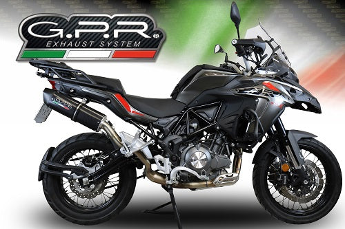 GPR-Exhaust---Furore-Evo4-Nero-Slip-on-for-TRK-502-X-from-2017-to-2020-dB-Killer-Link-Pipe